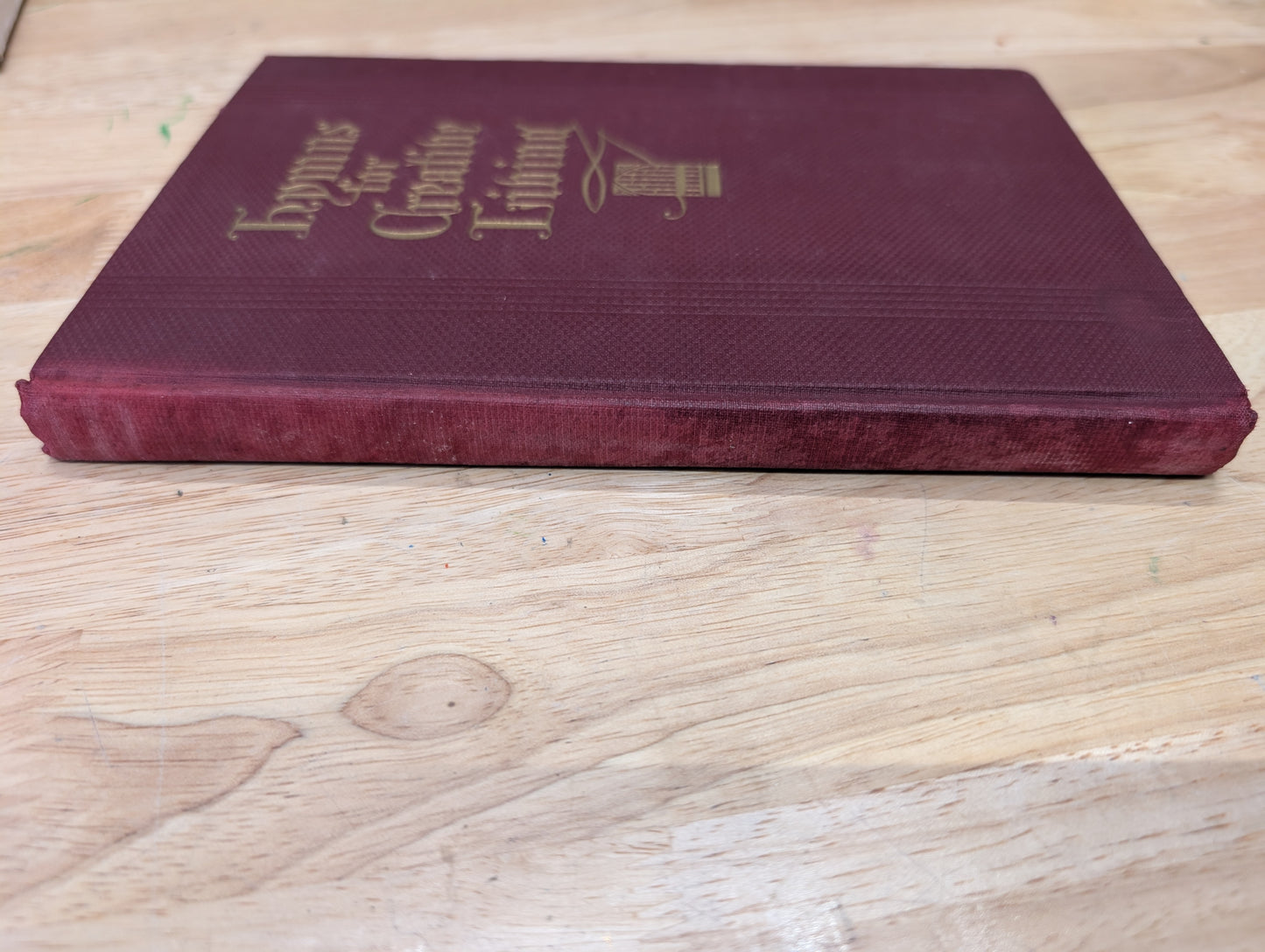 Hymns for creative living 1935 vintage hymnal prayer Journal collage Bible Journal art Journal hymnal pages