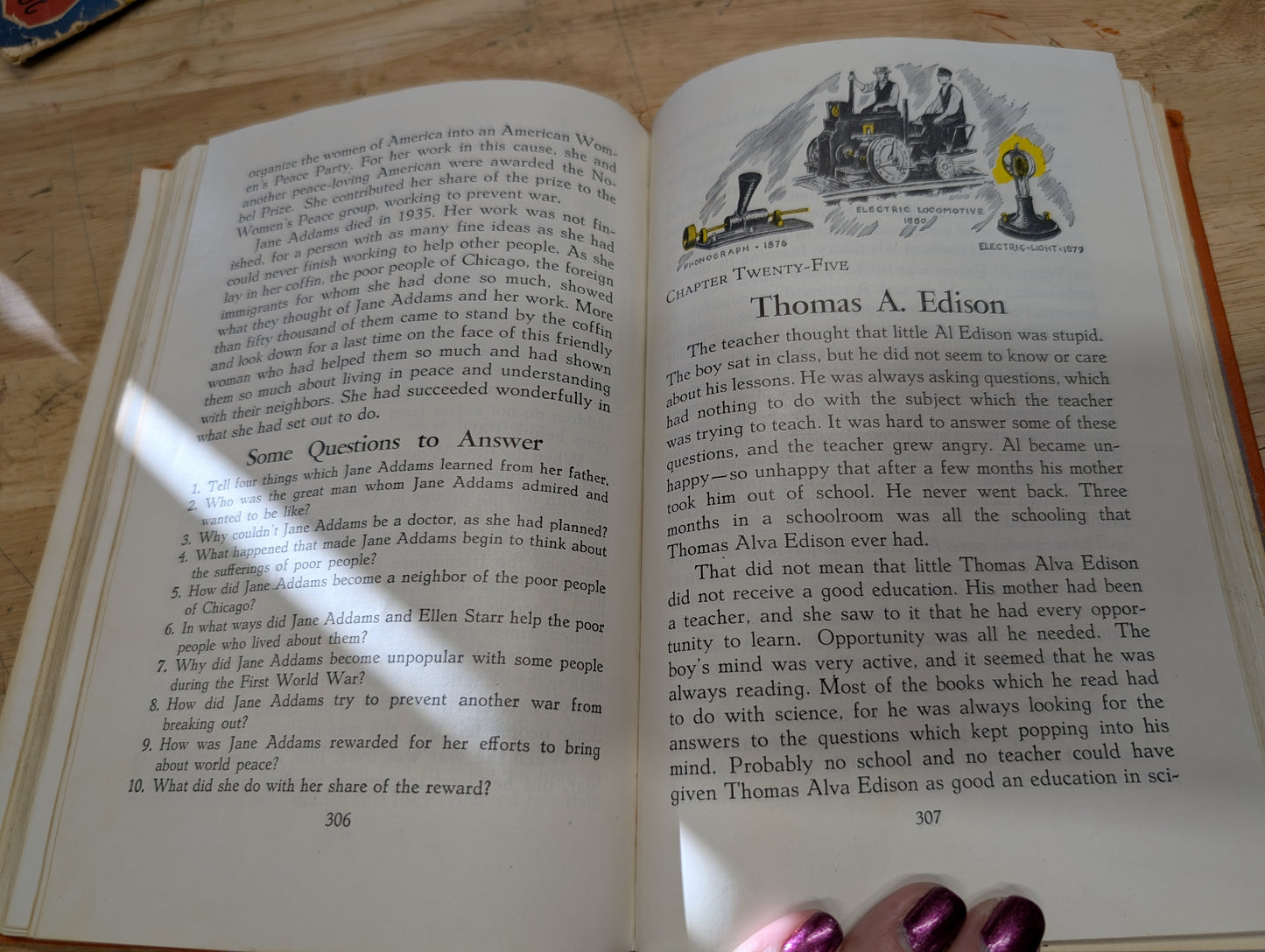 Heroes of our America 1952 vintage American history textbook reader junk Journal collage, art Journal mixed media