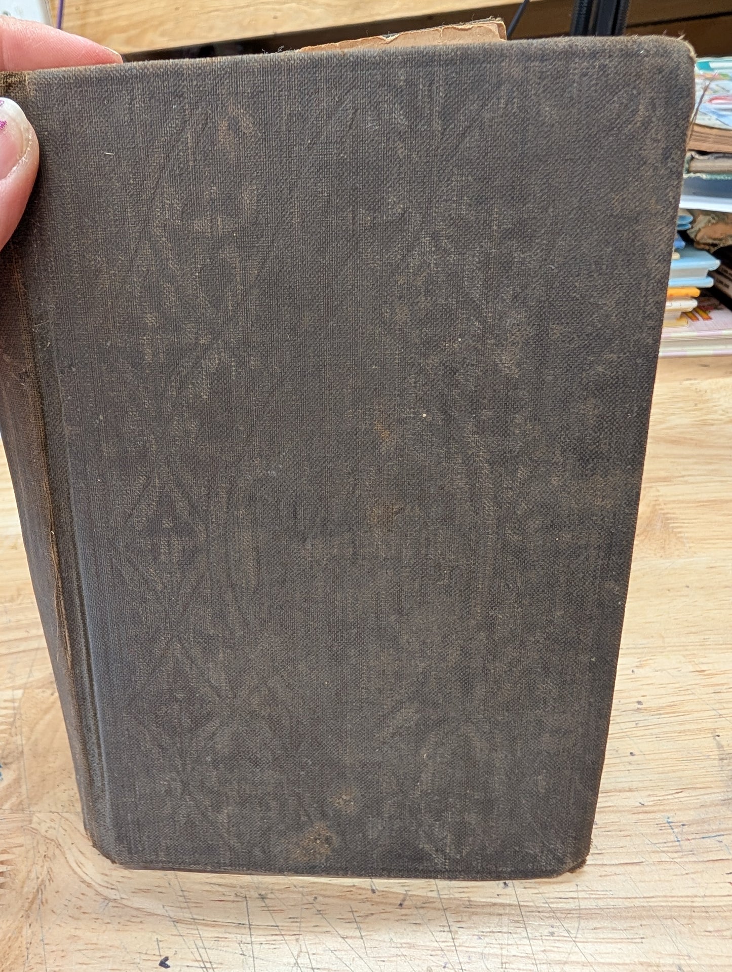 Antique hymnal called the church hymnal