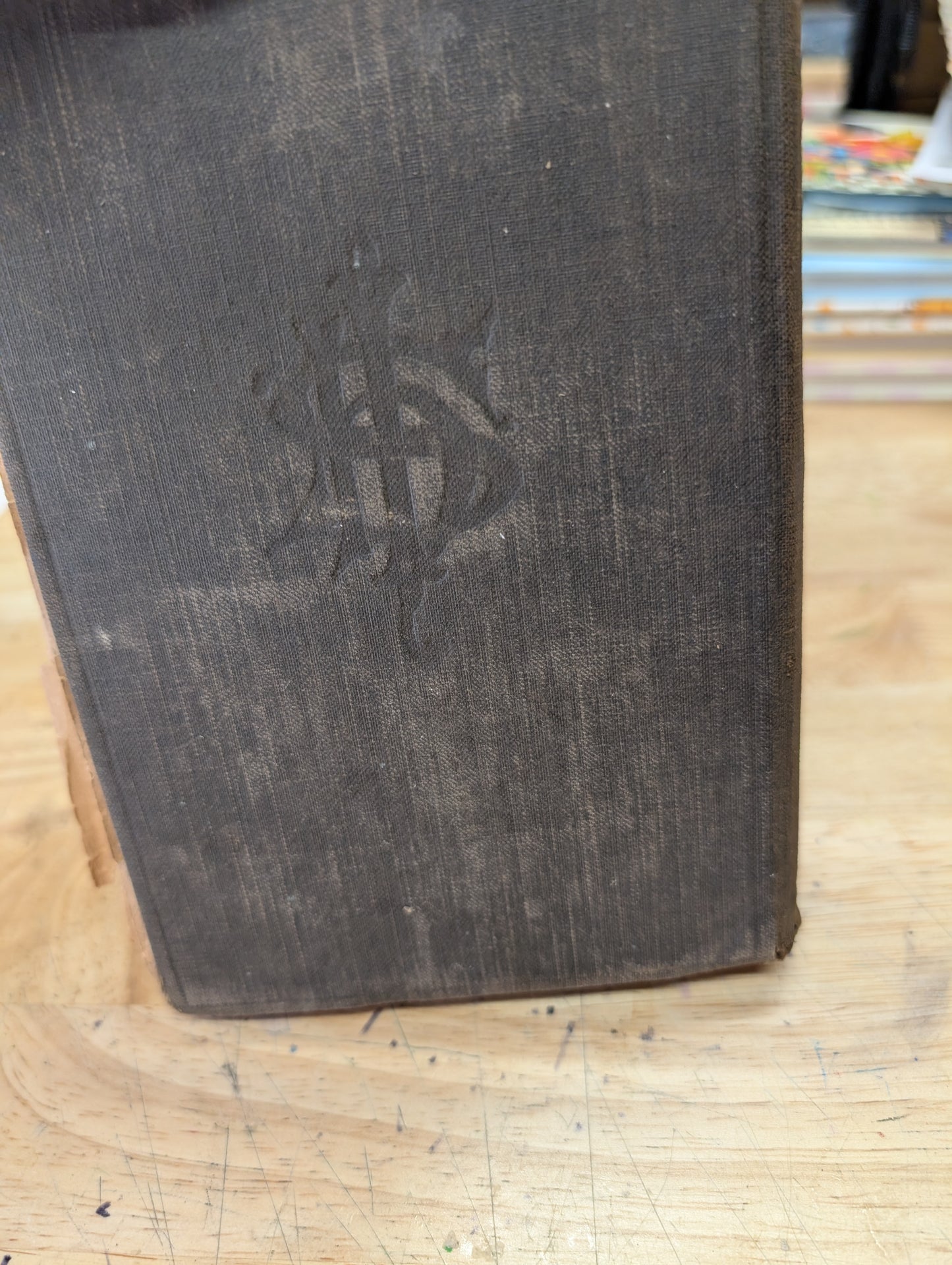 Antique hymnal called the church hymnal
