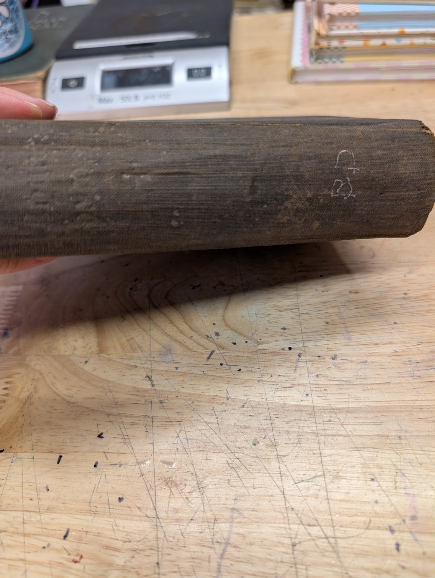 Antique hymnal called the church hymnal