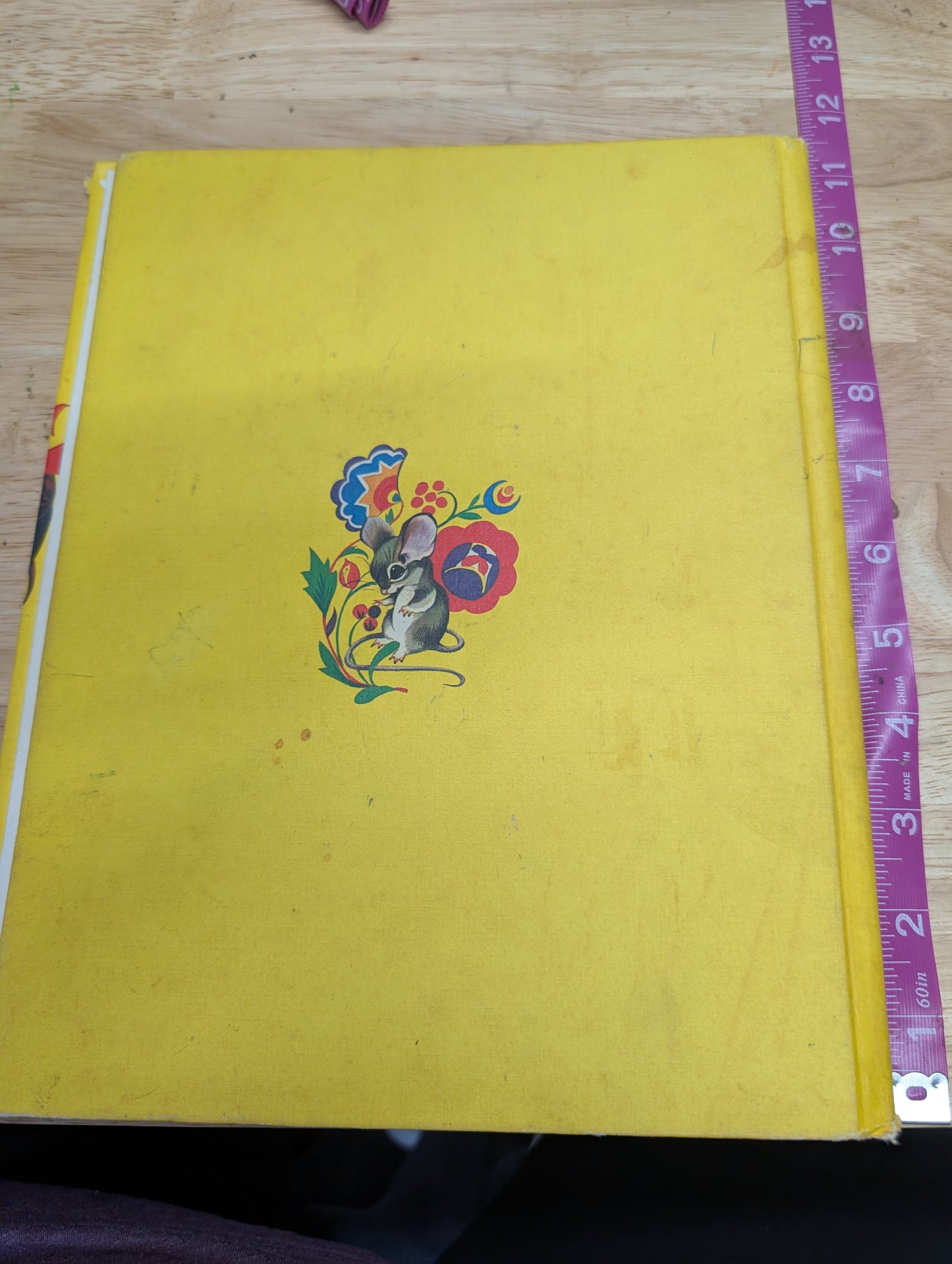 (COVER ONLY) Dean's Mother Goose Book of Rhymes Book Cover for Junk Journal, Gluebook, Mixed Media