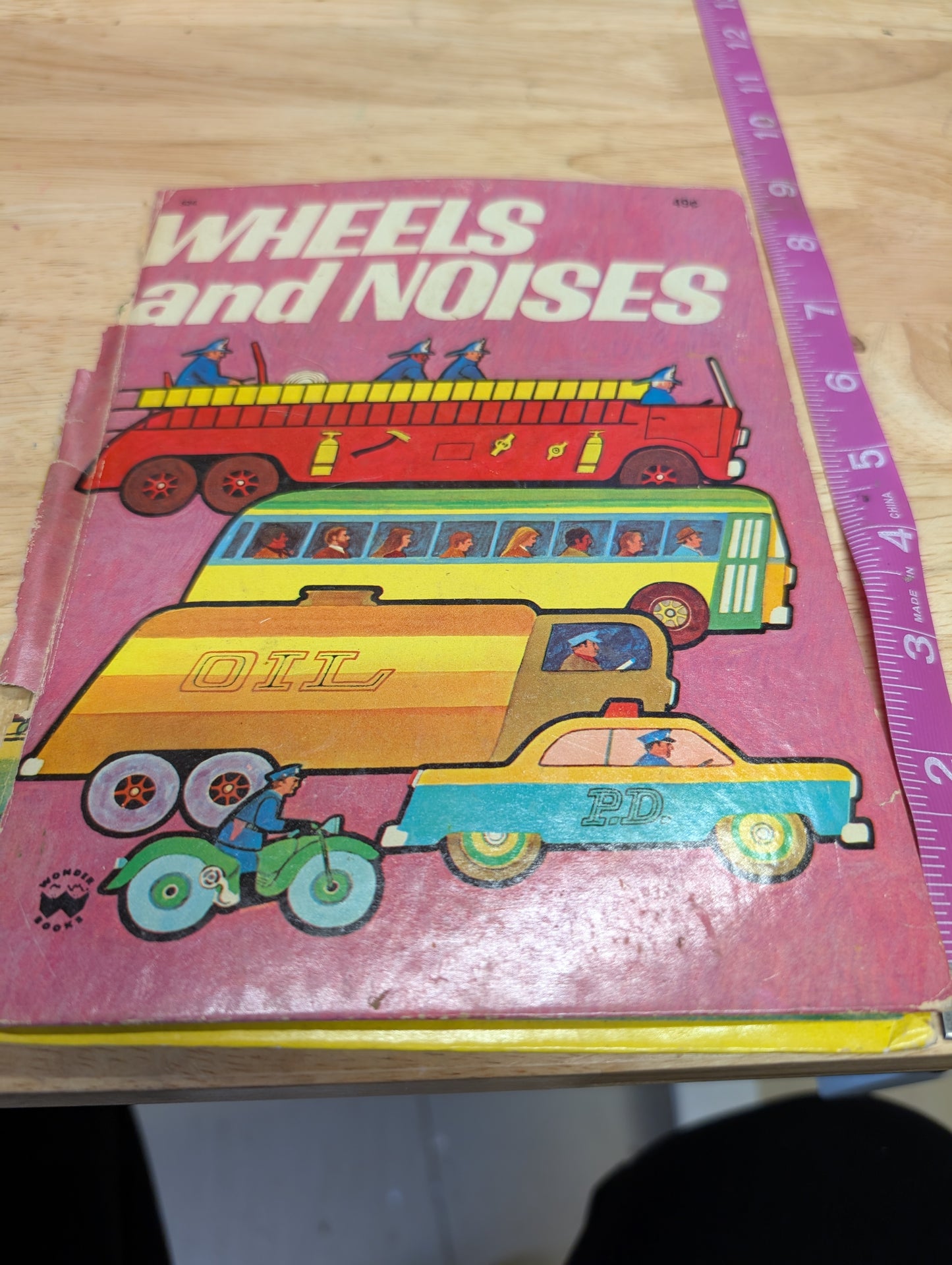 (COVER ONLY)Wheels and Noises Book Cover for Junk Journal, Gluebook, Mixed Media