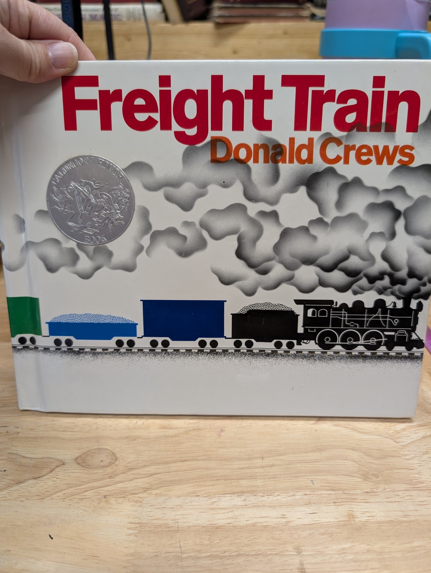(COVER ONLY) Freight Train Book Cover for Junk Journal, Gluebook, Mixed Media
