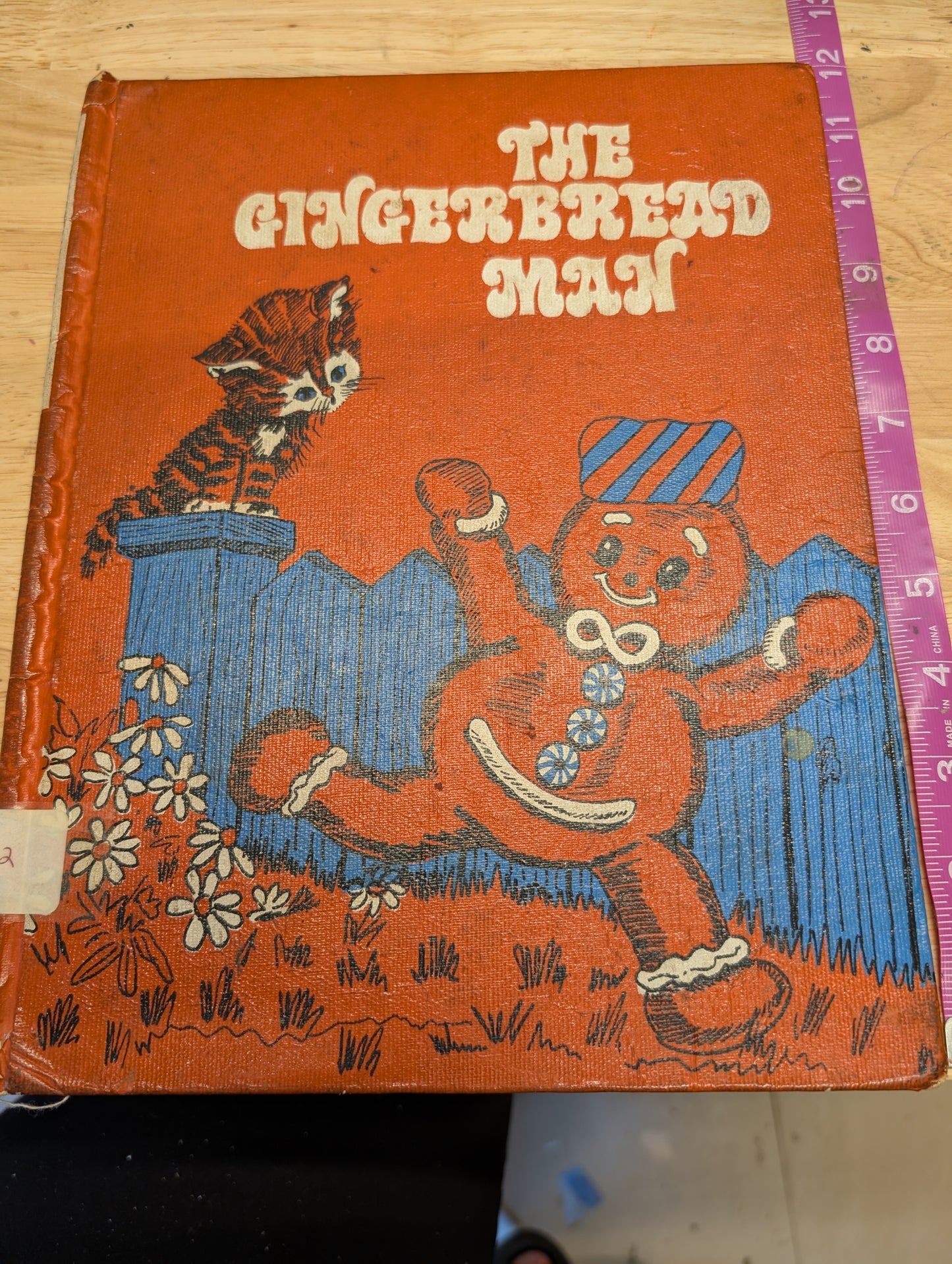 (COVER ONLY) The Gingerbread Man Book Cover for Junk Journal, Gluebook, Mixed Media