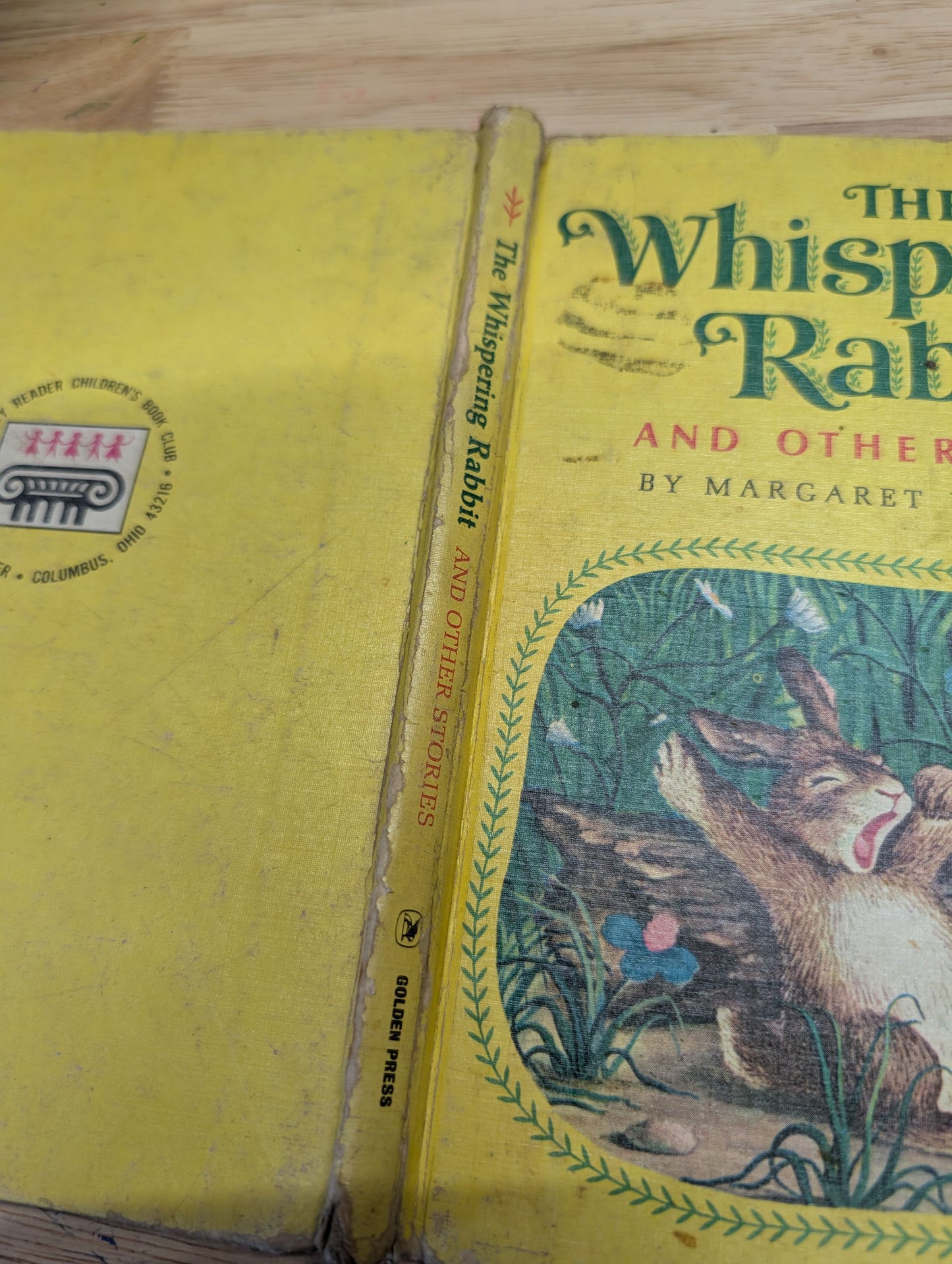 (COVER ONLY) The Whispering Rabbit Book Cover for Junk Journal, Gluebook, Mixed Media