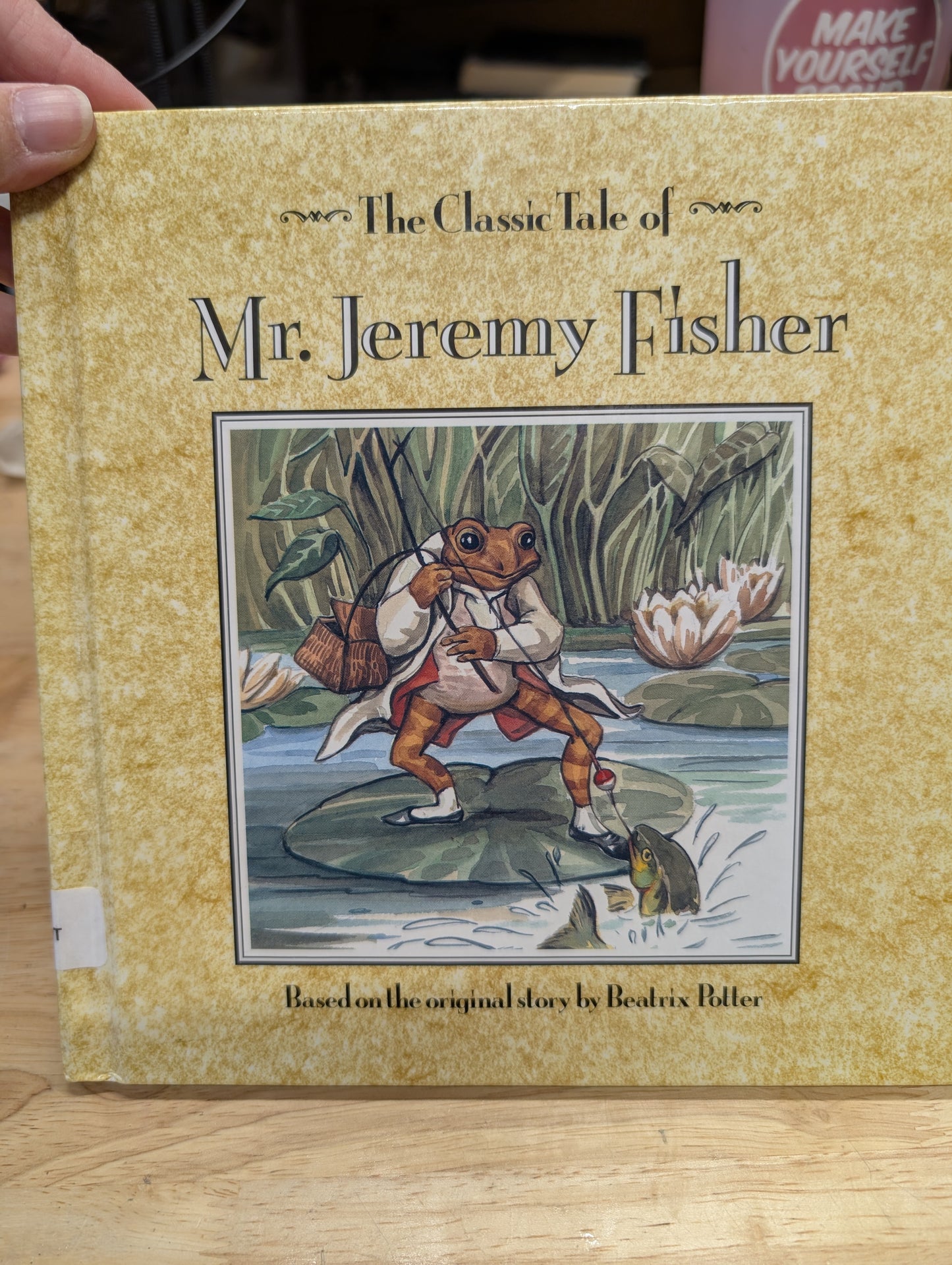 (COVER ONLY) Mr. Jeremy Fisher Book Cover for Junk Journal, Gluebook, Mixed Media