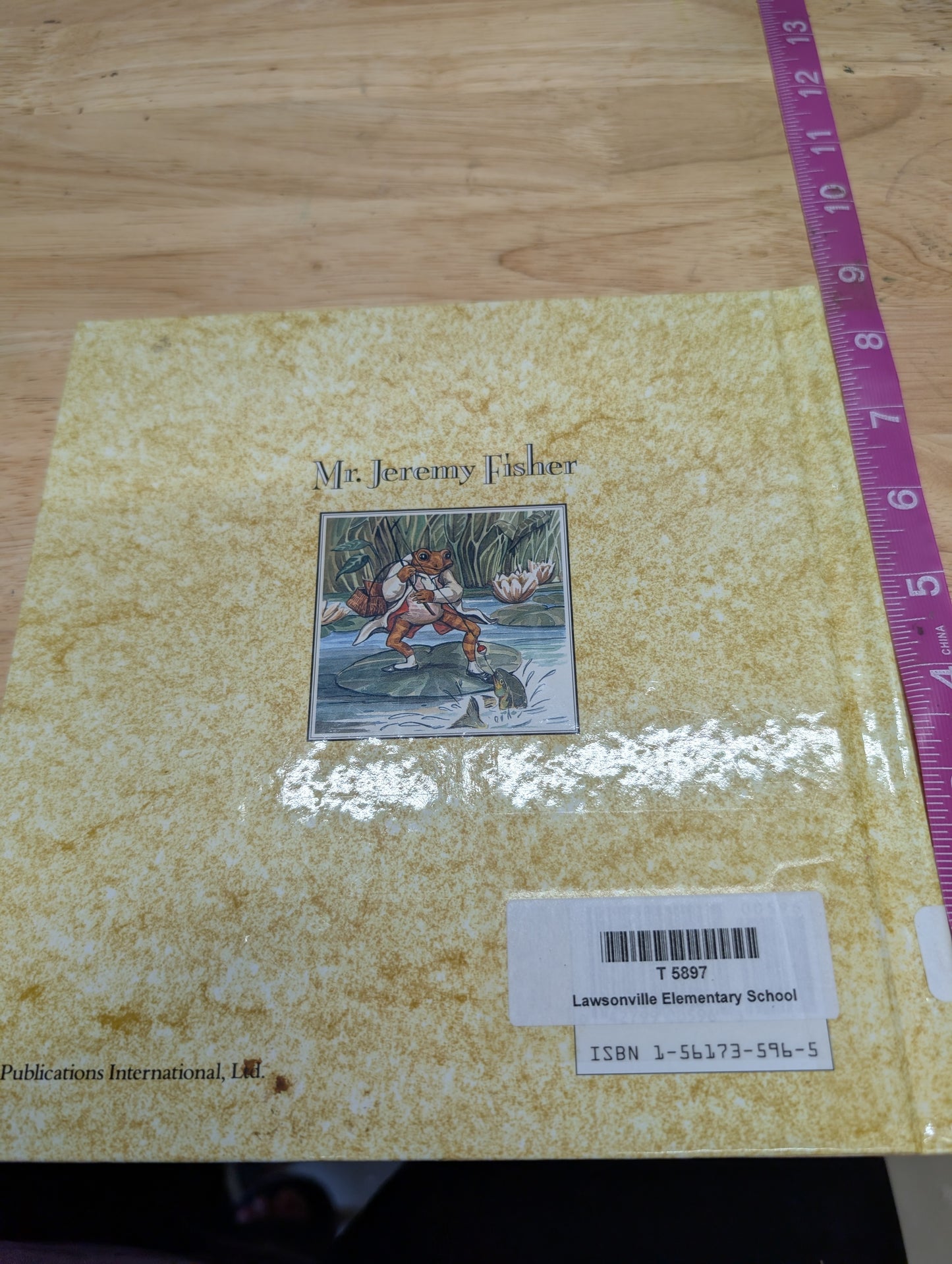 (COVER ONLY) Mr. Jeremy Fisher Book Cover for Junk Journal, Gluebook, Mixed Media