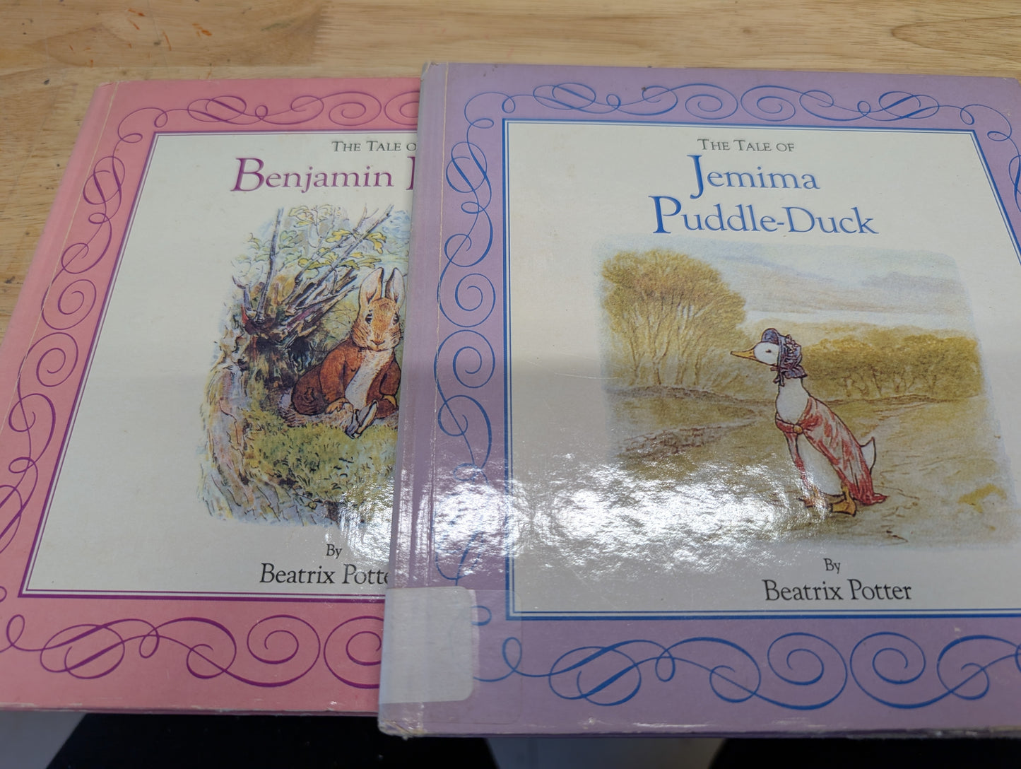 (COVER ONLY) Pair of Beatrix Potter - Benjamin Bunny & Jemima Puddle Duck Book Covers for Junk Journal, Gluebook, Mixed Media