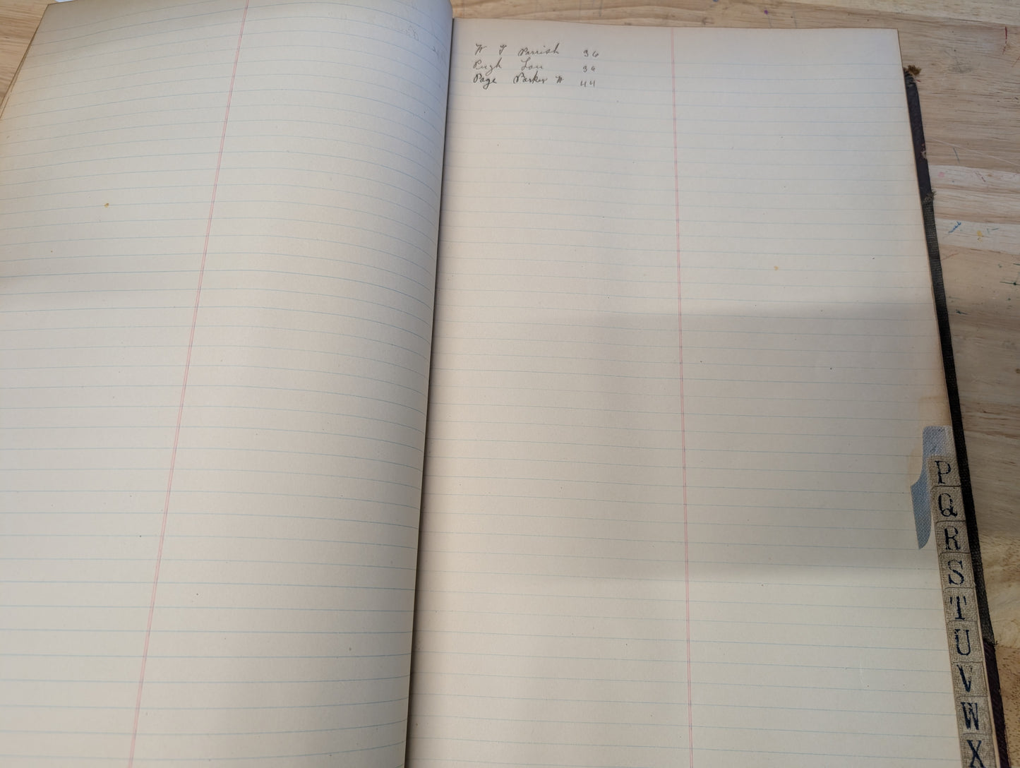 Vintage/Antique Ledger Book 1920s