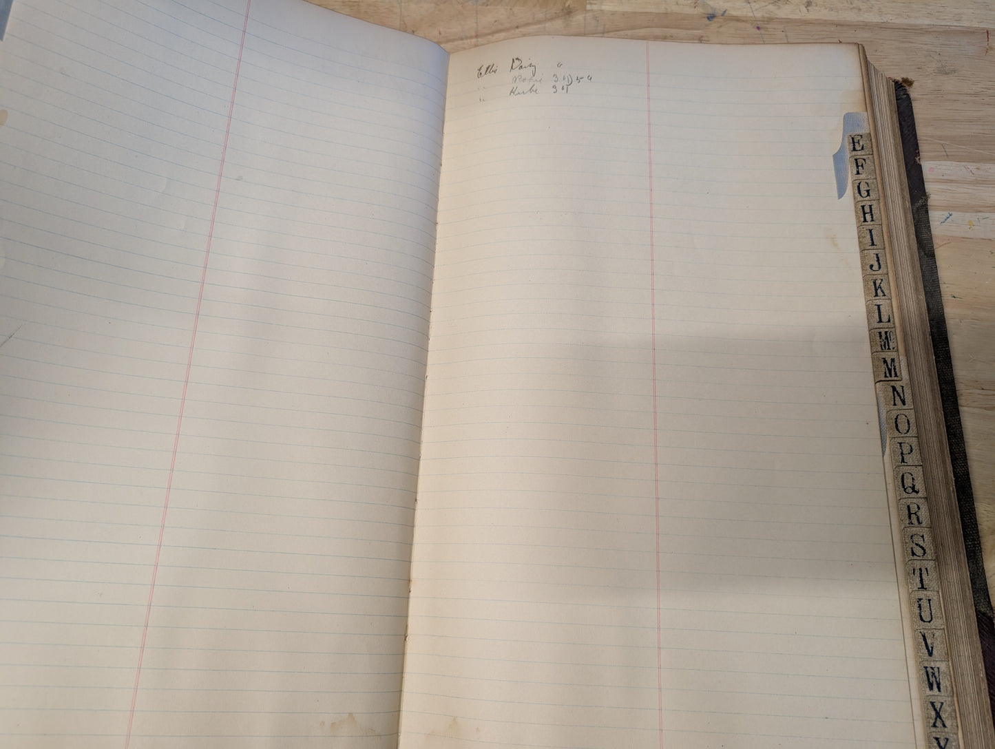 Vintage/Antique Ledger Book 1920s