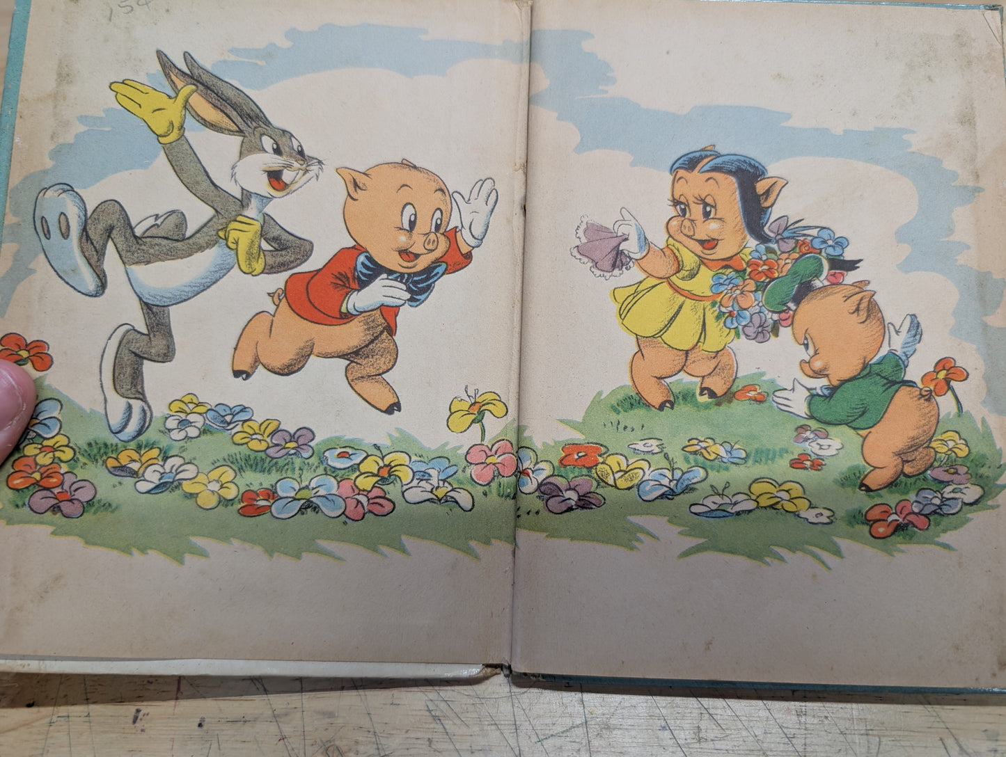 Bugs Bunny's adventures 1948 vintage children's book