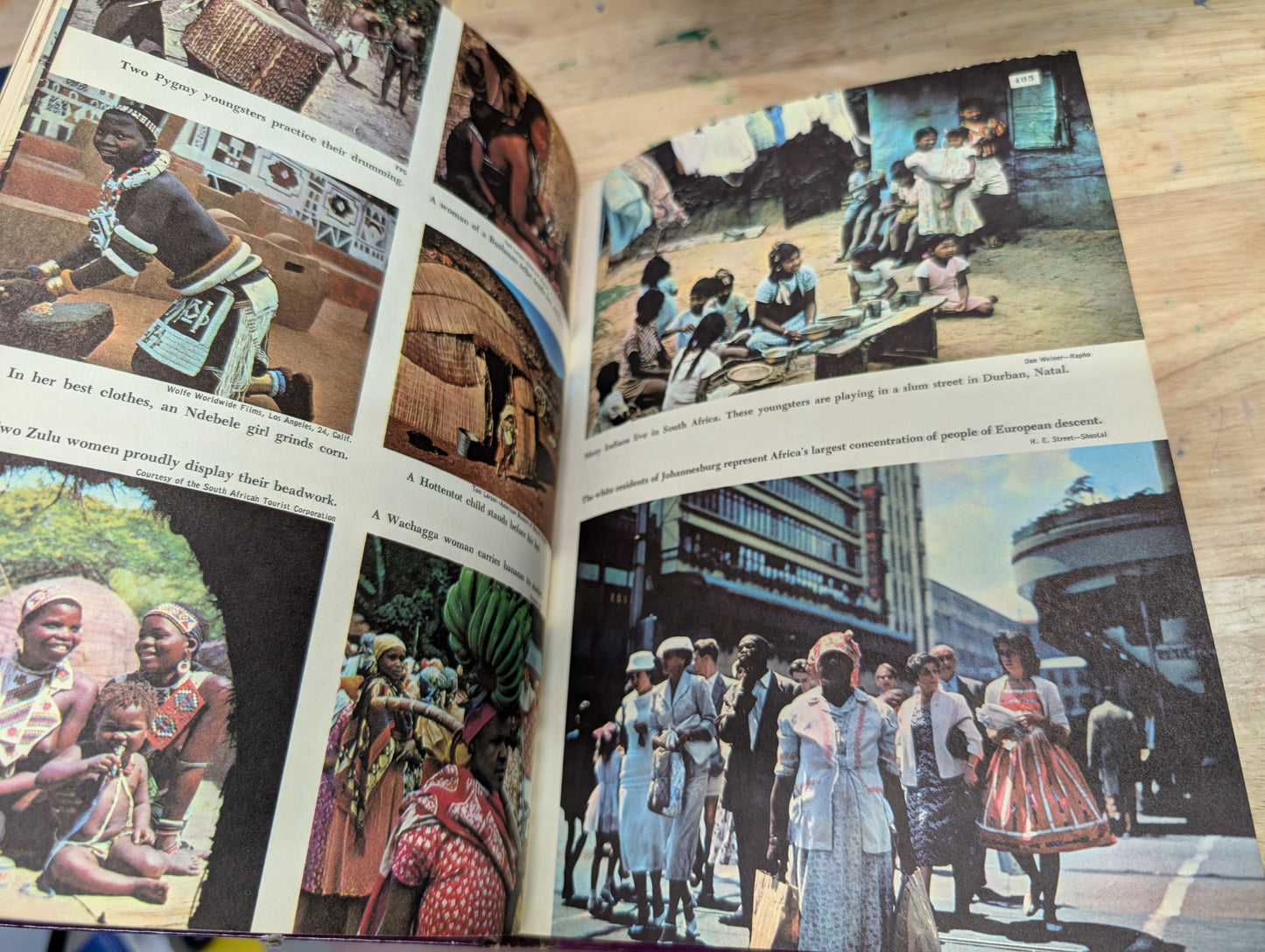 Africa the golden book picture Atlas of the world book 3- 1960 vintage geography, African geography