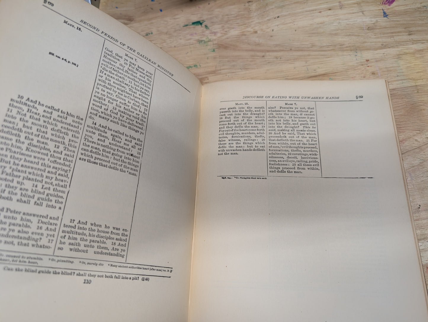 A Harmony of the gospels for historical study by Stevens and Burton 1904