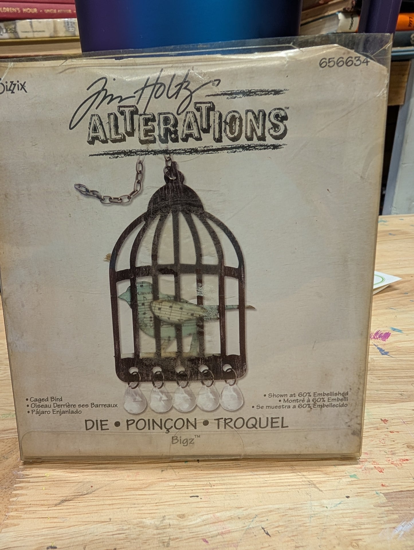 Tim Holtz Alterations Bigz Die Caged Bird