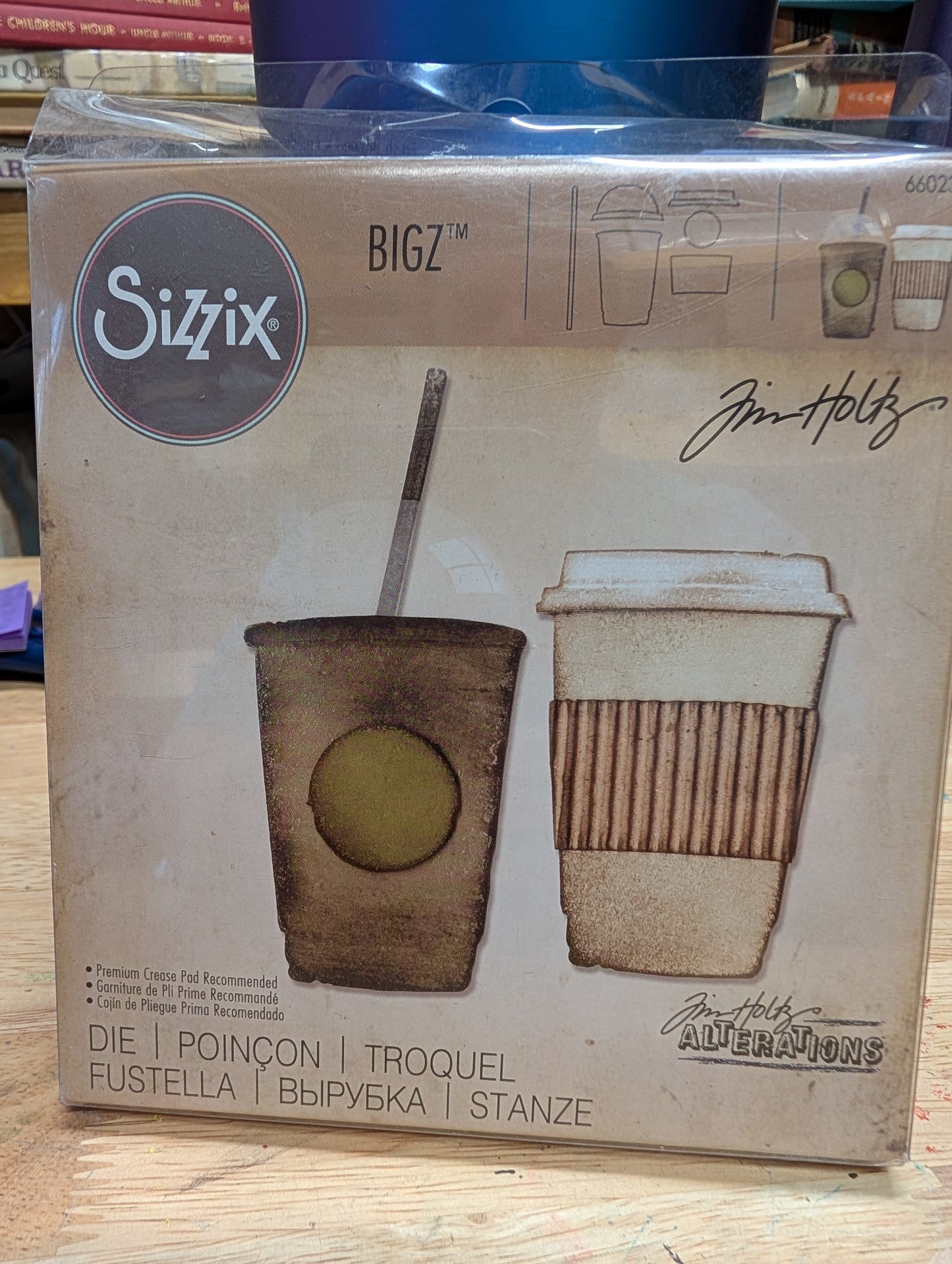Tim Holtz Alterations Bigz Die Fresh Brewed