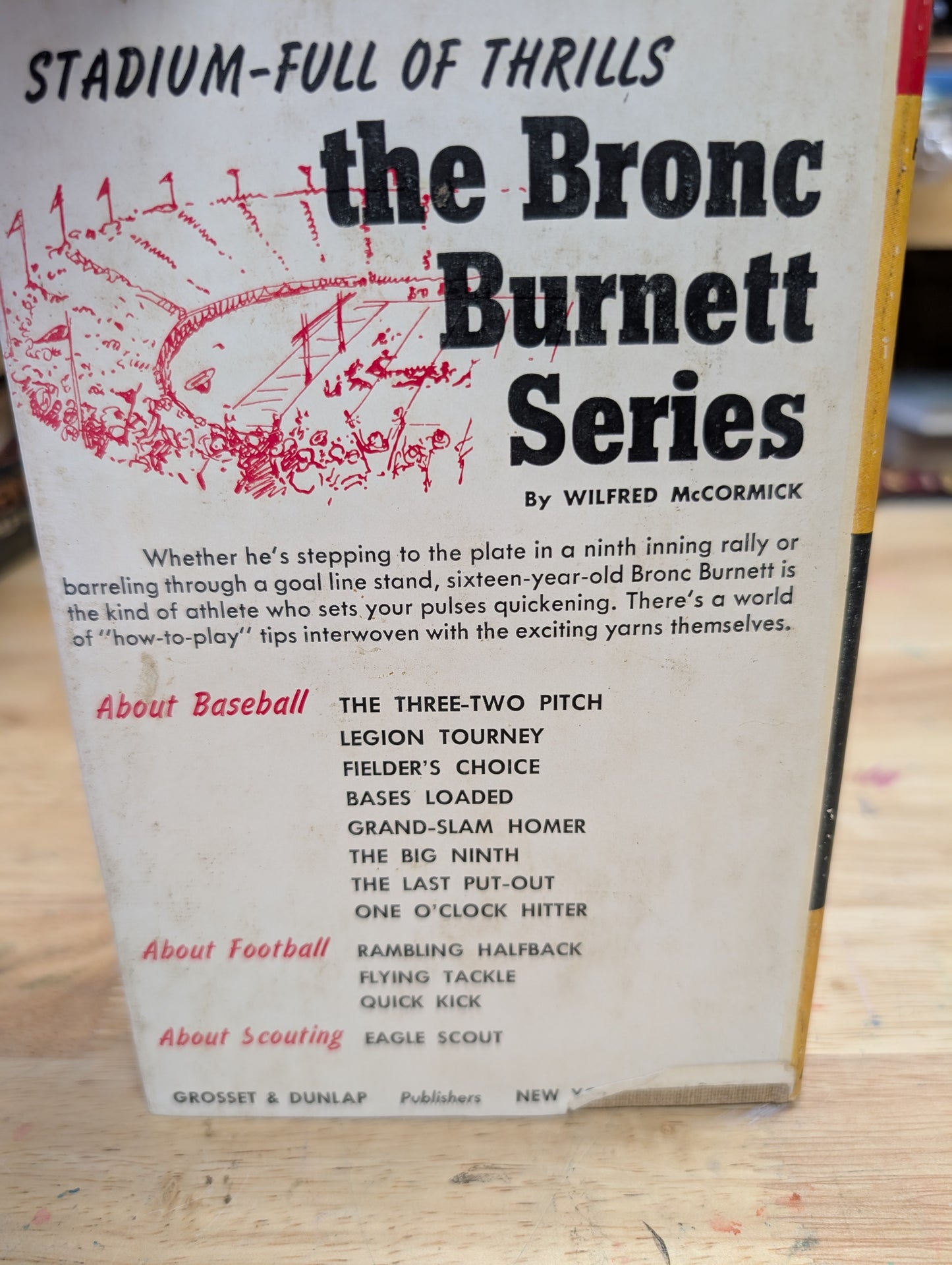 Fielder's choice choice Bronc Burnett a story by Wilfred McCormick 1949 grossett & Dunlap