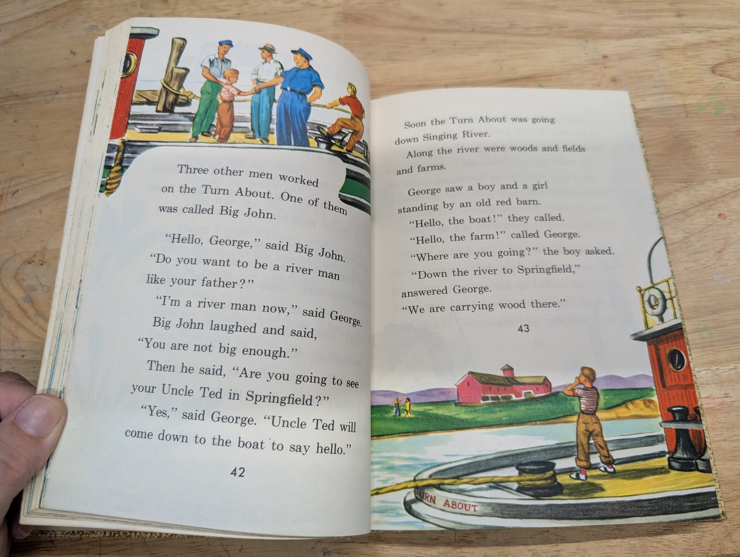 Down singing River vintage reader 1965 great shape!
