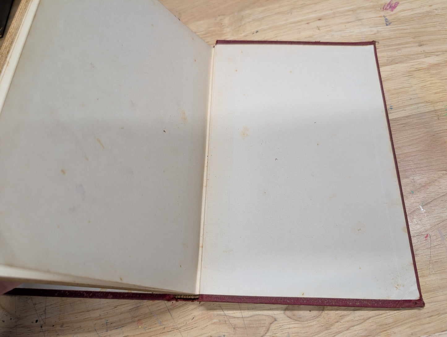 Reading in public schools antique textbook 1911 red book cover great for junk journals, collage art journals, mixed media paper crafts