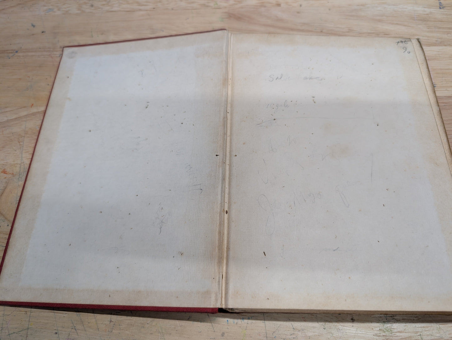 New French review grammar 1935 vintage French textbook great for junk journals, collage, mixed media and paper crafts