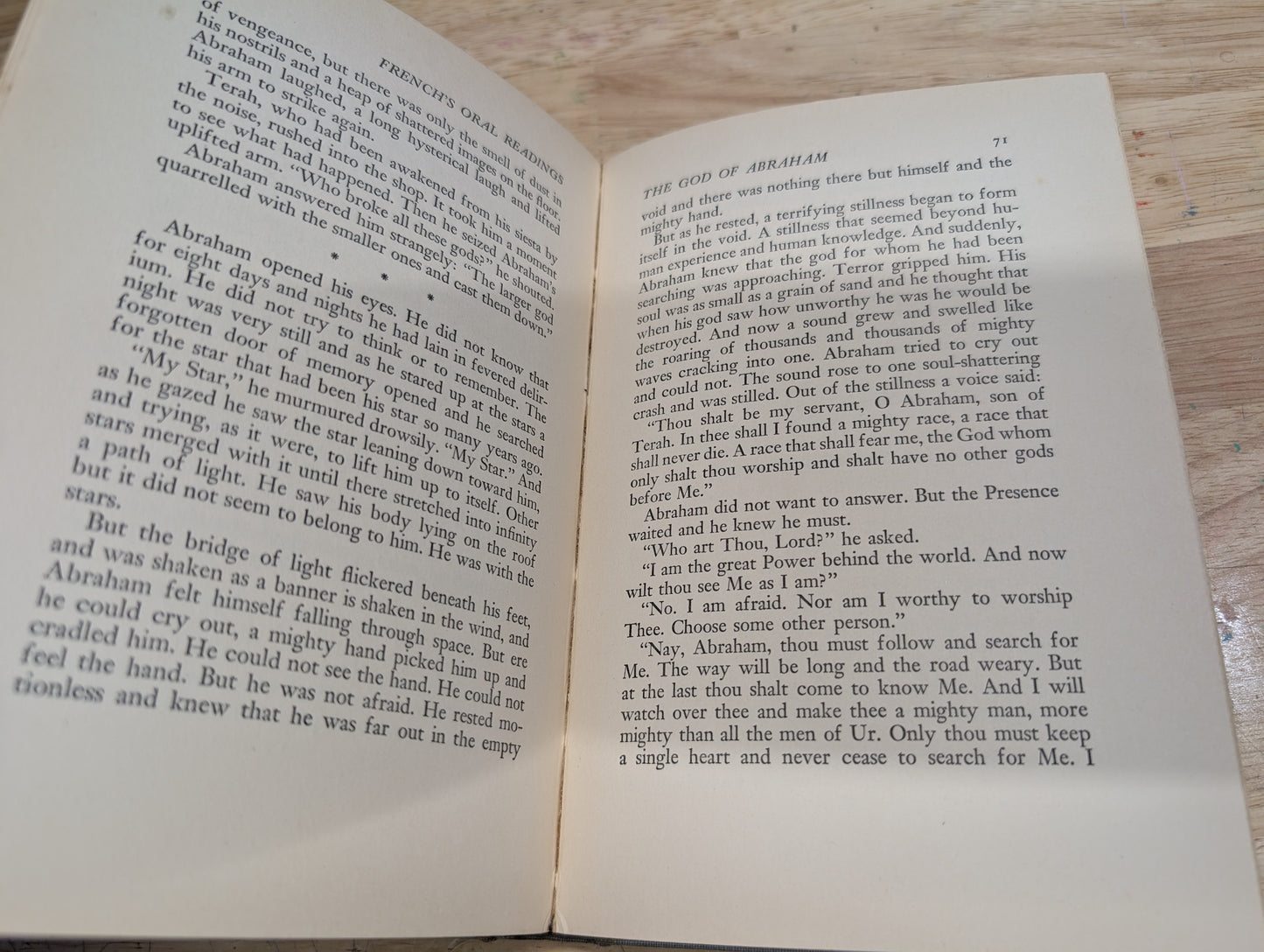 French's oral readings for moderns a Samuel French published book 1939