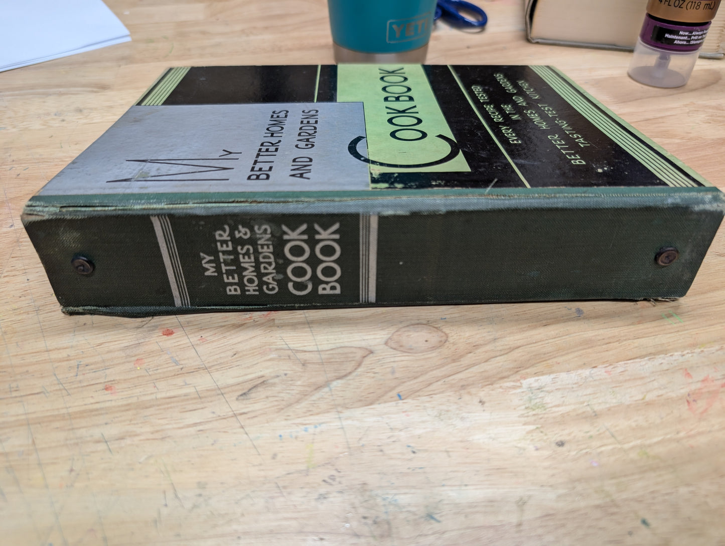 My better homes and gardens cookbook 3rd edition 1931 vintage cookbook binder
