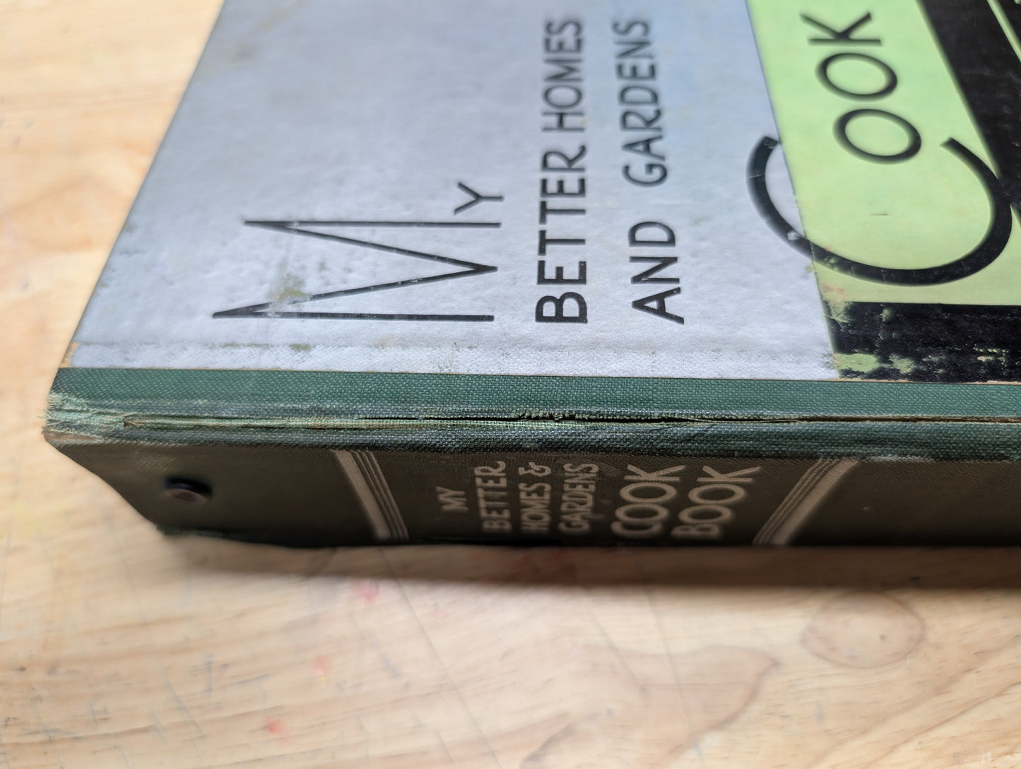 My better homes and gardens cookbook 3rd edition 1931 vintage cookbook binder