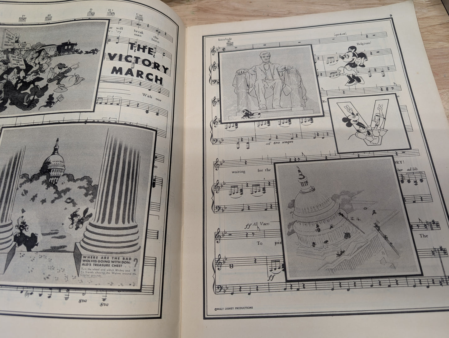 Walt Disney songs from Walt Disney pictures 1943 songbook