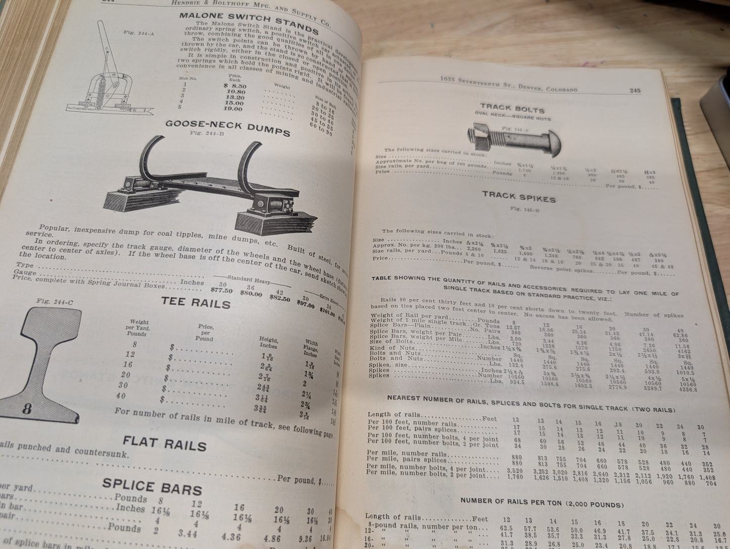 Antique general catalog hendrie & bolthoff manufacturing and supply 1924
