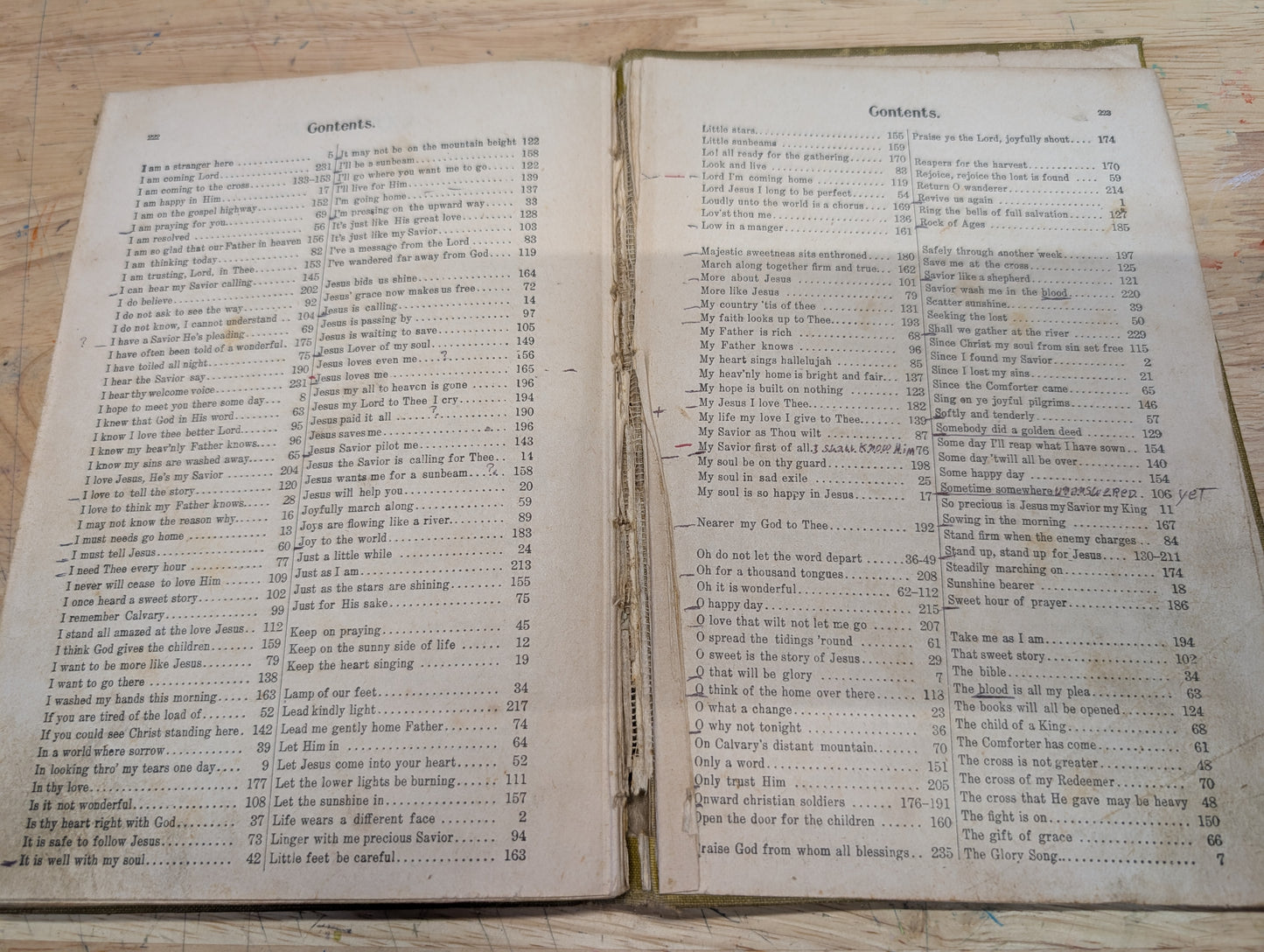 Revival praises antique hymnal 1907 Methodist publishing House round and shaped notes