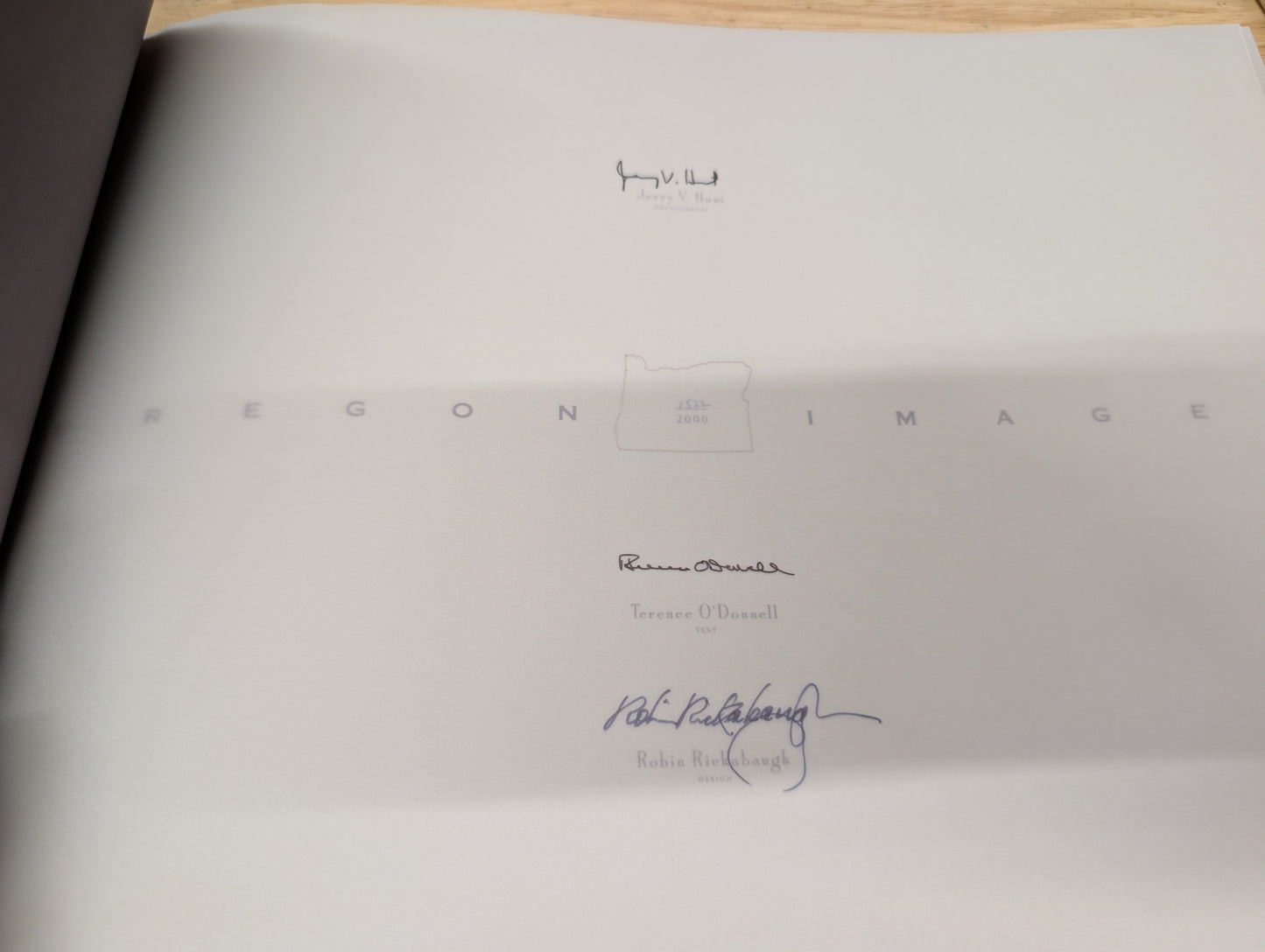 *SIGNED* Oregon images 1991 Jerry V. Hunt Terence O'Donnell Robin rickabaugh signed 1522/2000