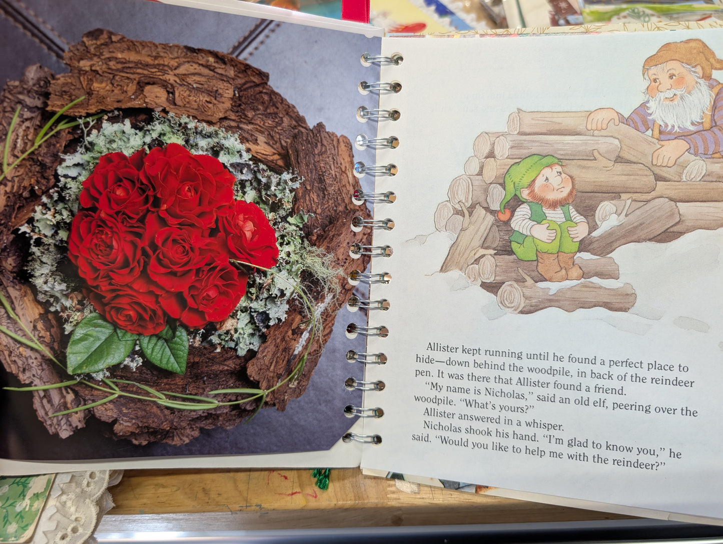 The Littlest Christmas Elf Little Golden Book Christmas Junk Journal