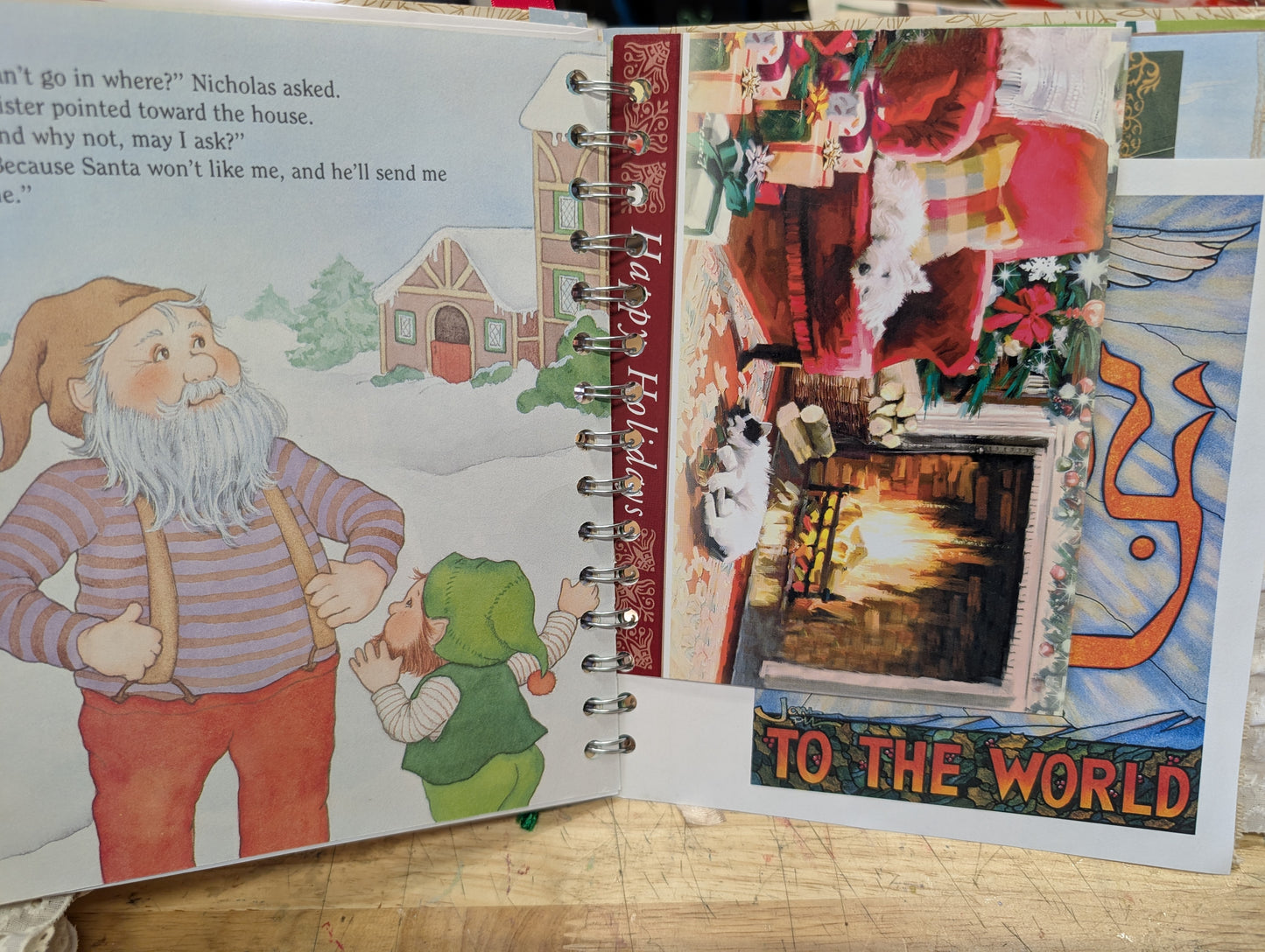 The Littlest Christmas Elf Little Golden Book Christmas Junk Journal