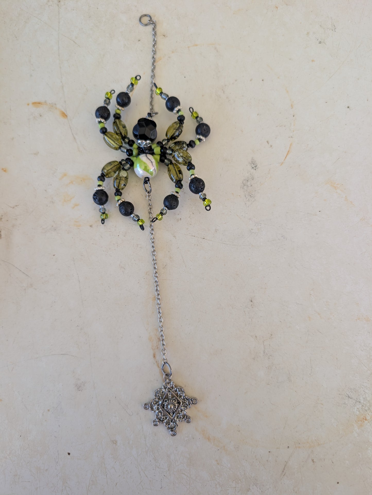 Raven - A Beaded Spider