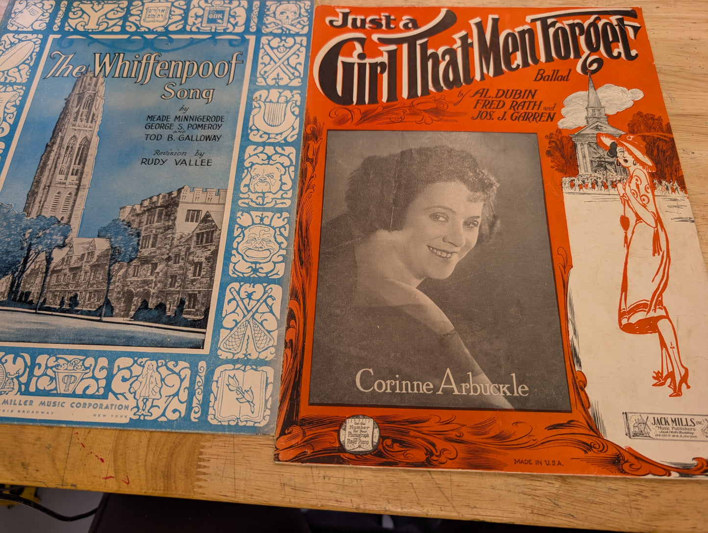 Lot of 10 antique vintage sheet music folios - different songs 1920s-1950s Lot 10