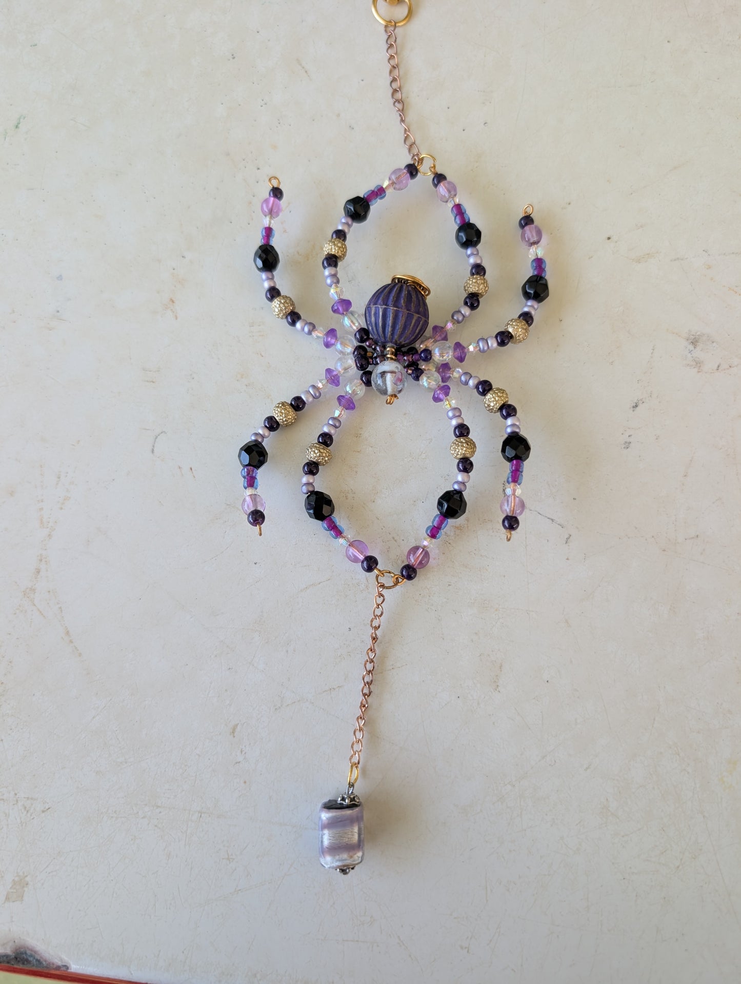 Violet - A Beaded spider