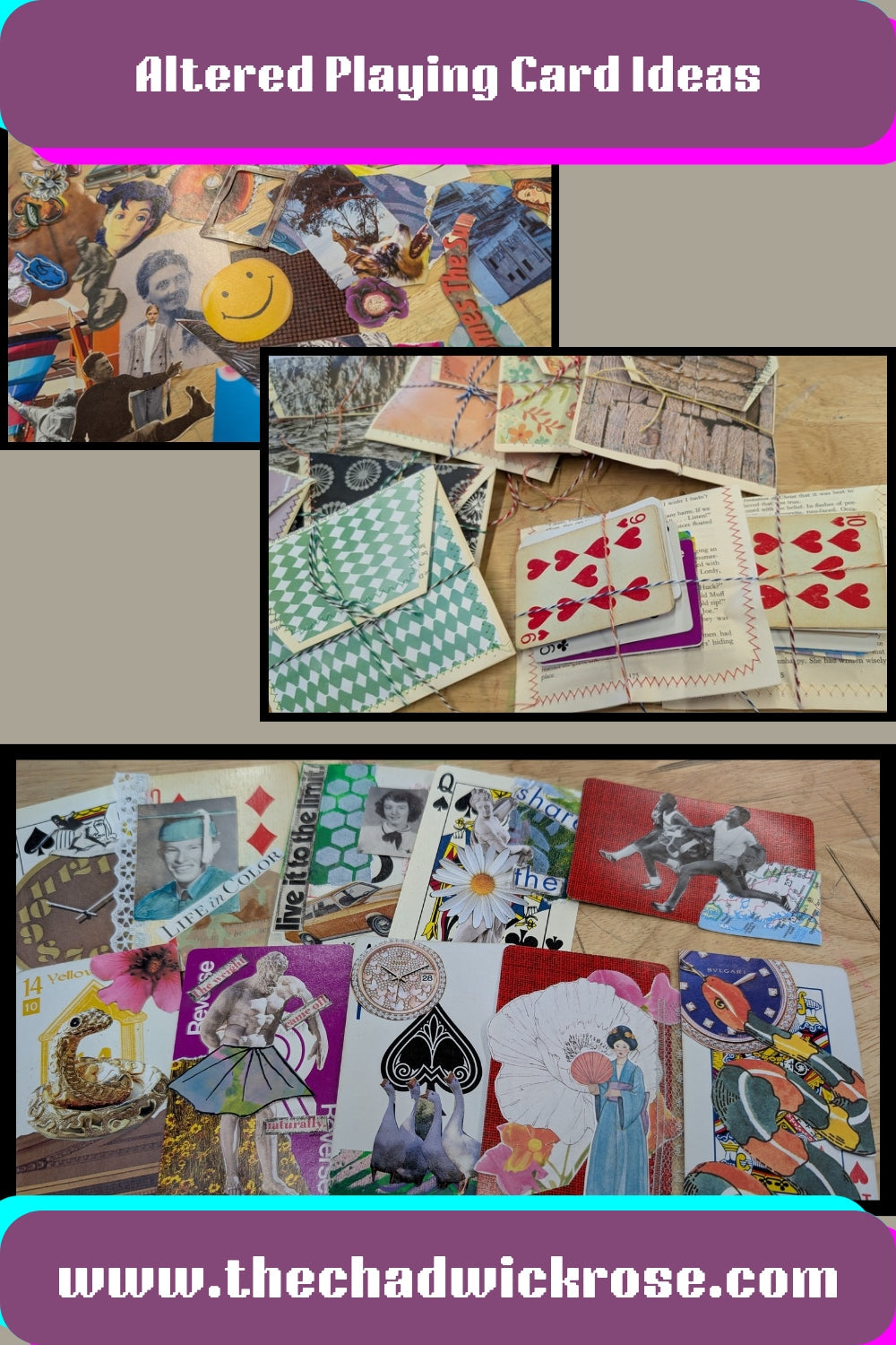 Altered Playing Cards - Making Smaller Art