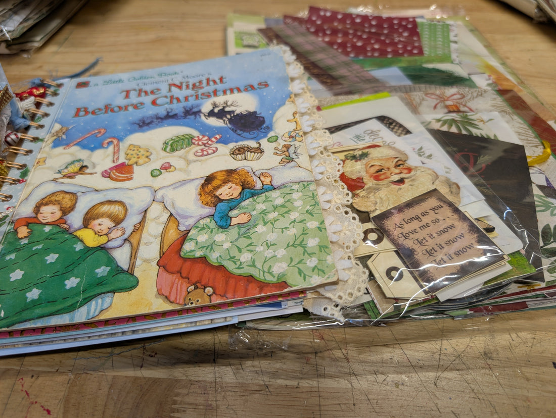 Christmas Journals with Collage Pack