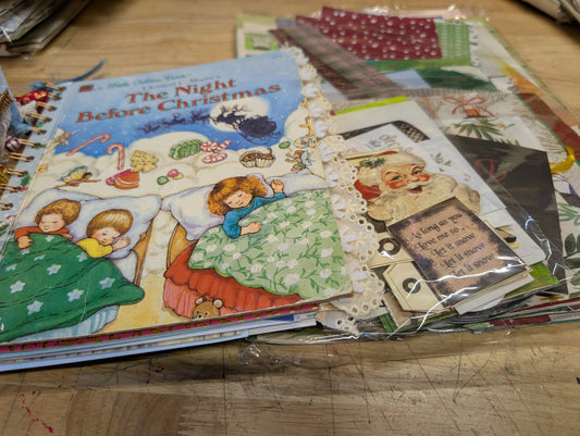 Christmas Journals with Collage Pack