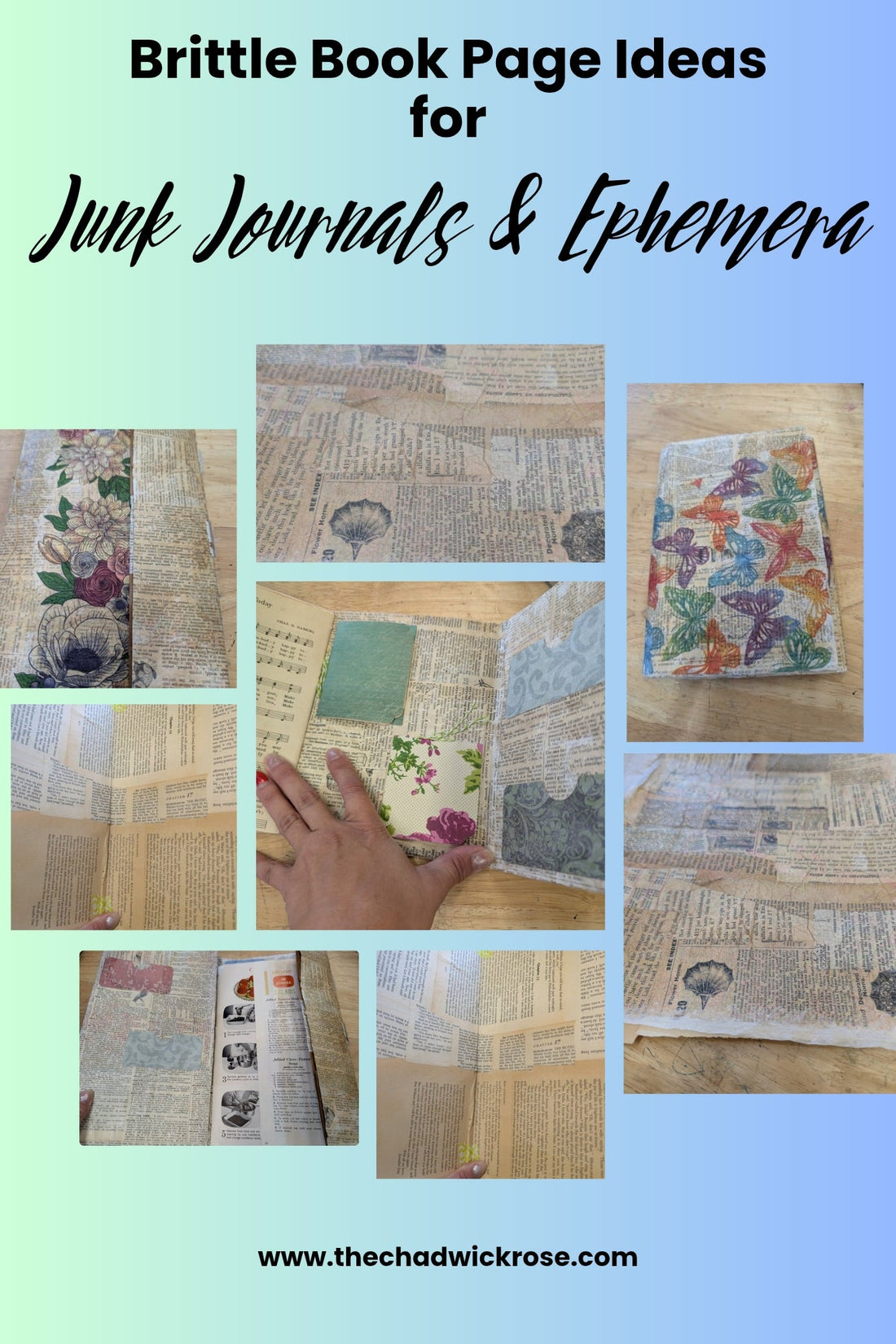 Brittle Book Page Ideas