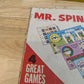 Mr. Spin-nose saalfield publishing game missing one yellow piece 1969 vintage board game. Four games in one