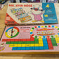 Mr. Spin-nose saalfield publishing game missing one yellow piece 1969 vintage board game. Four games in one