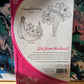 RARE DISCONTINUED Heartfelt sunrise Lily flute cling stamp set for card making, scrapbooking, mixed media, paper crafts