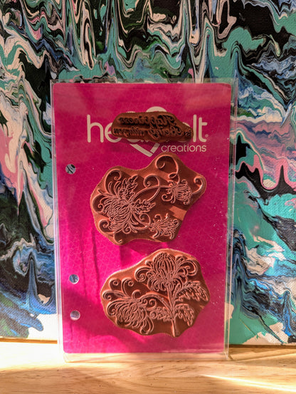 RARE DISCONTINUED Heartfelt single enchanted mum cling stamp set for card making, scrapbooking, mixed media, paper crafts