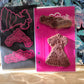 RARE DISCONTINUED All dressed up cling stamp & die set for card making, scrapbooking, mixed media, paper crafts
