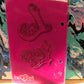 RARE DISCONTINUED Classic love cling stamp & die set for card making, scrapbooking, mixed media, paper crafts