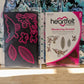 RARE DISCONTINUED Heartfelt Monkeying around cling stamp & die set for card making, scrapbooking, mixed media, paper crafts