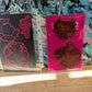 RARE DISCONTINUED Heartfelt Tropical parrots cling stamp & die set for card making, scrapbooking, mixed media, paper crafts