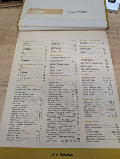 College typewriting 9th edition 1975 great for altered books, junk journals collage glue books masterboards art journaling ephemera