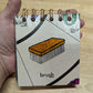 Repurposed Board Game Blue & Purple Junk Journal Notepads